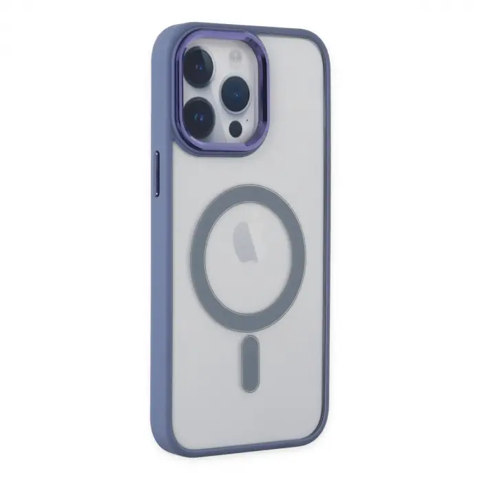 İphone 14 Pro Kılıf Room Magneticsafe Silikon - Sierra Blue