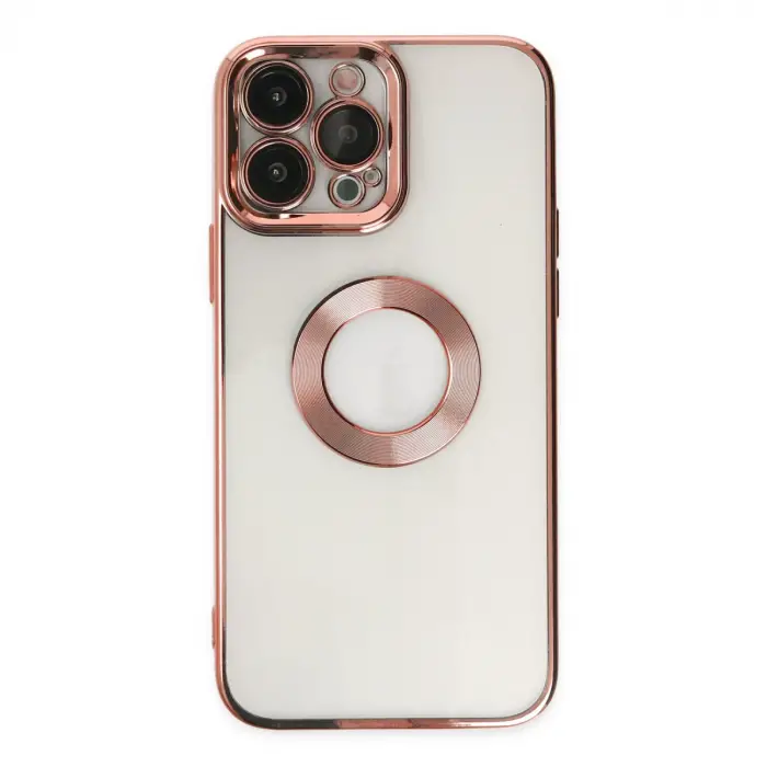 İphone 14 Pro Kılıf Slot Silikon - Rose Gold