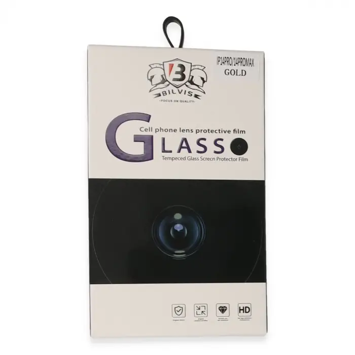 İphone 14 Pro Max Bilvis Titan Kamera Lens - Gold