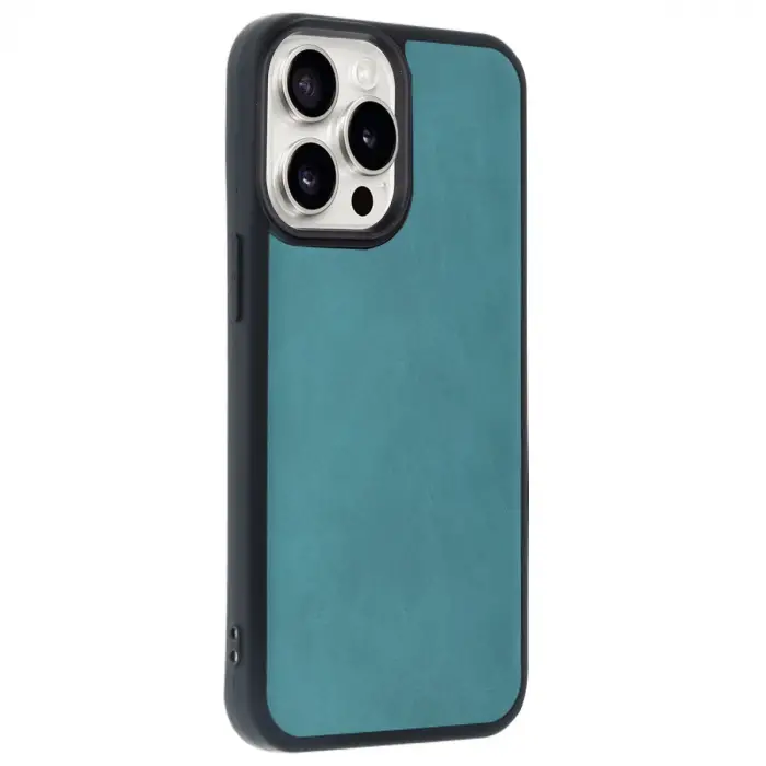 İphone 14 Pro Max Kılıf Aras Deri Kapak - Açık Yeşil