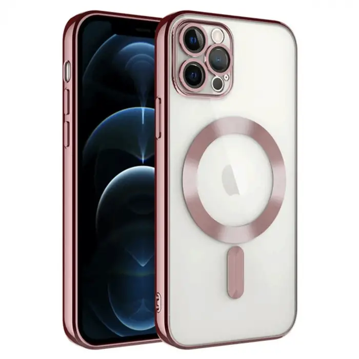 İphone 14 Pro Max Kılıf Kross Magneticsafe Kapak - Rose