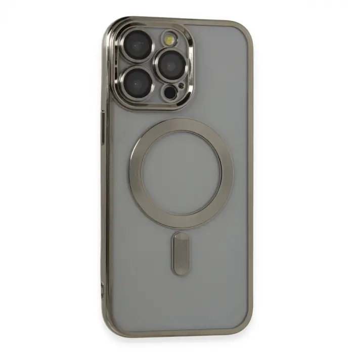 İphone 14 Pro Max Kılıf Kross Magneticsafe Kapak - Titan Gri