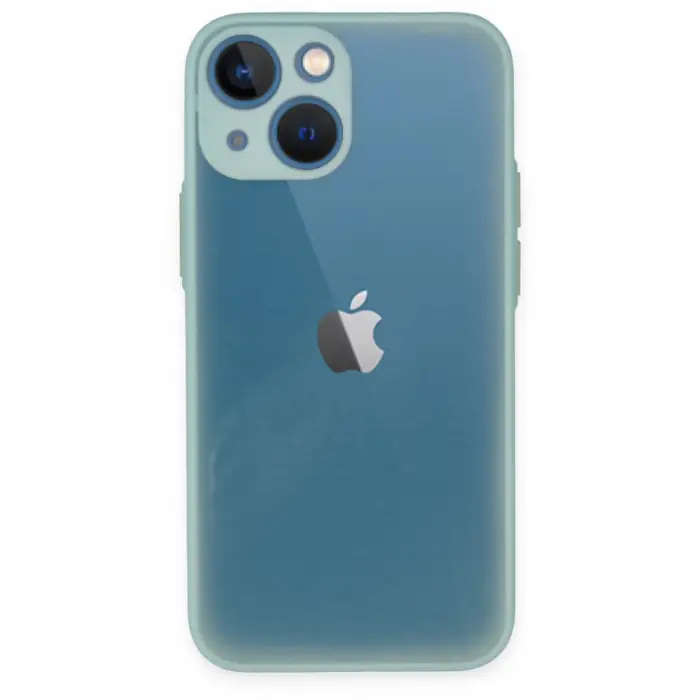 İphone 15 Plus Kılıf Montreal Silikon Kapak - Açık Yeşil