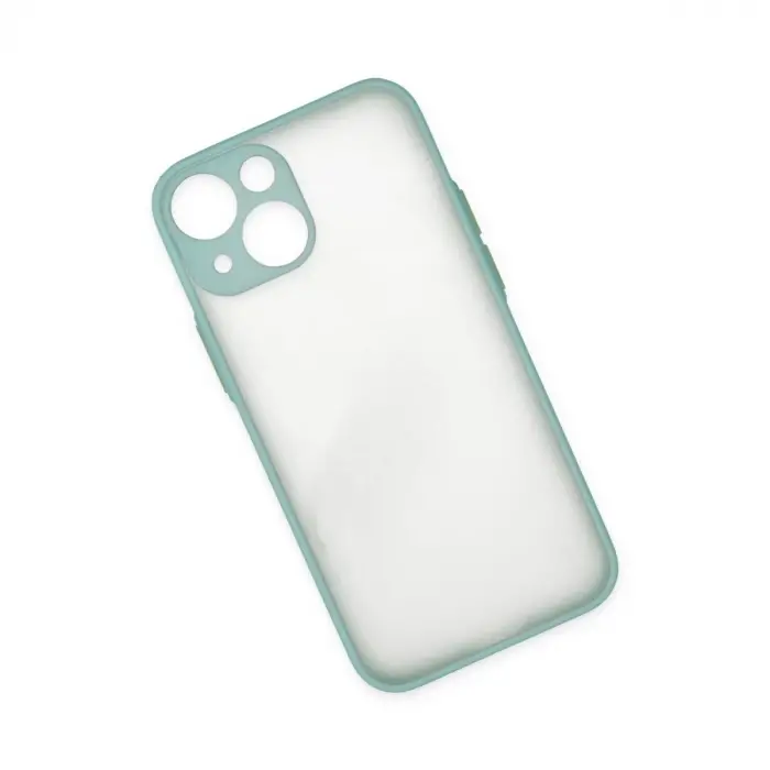 İphone 15 Plus Kılıf Montreal Silikon Kapak - Açık Yeşil