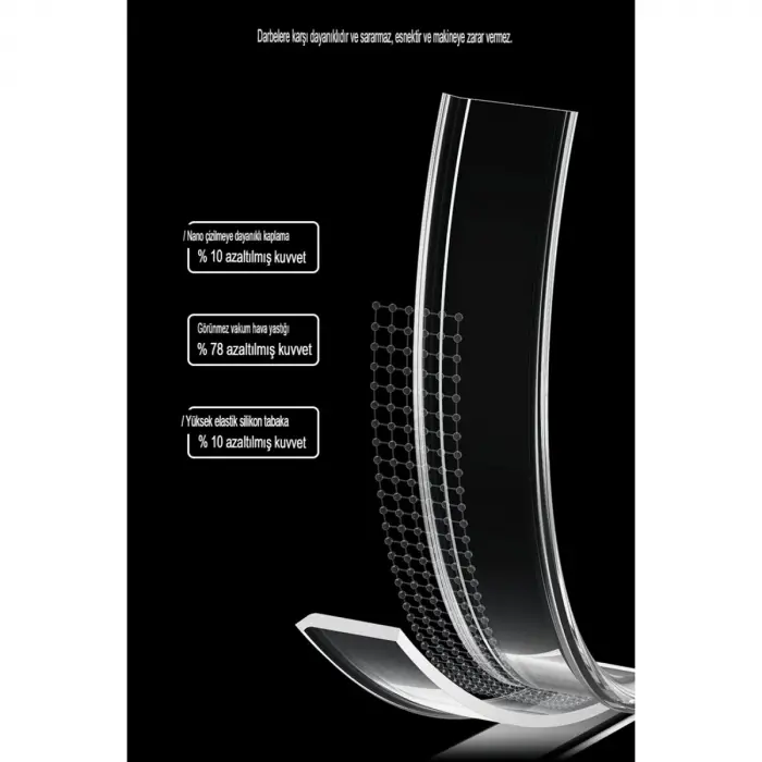 İphone 15 Pro Kılıf Tron Şeffaf Magsafe Kapak - Şeffaf