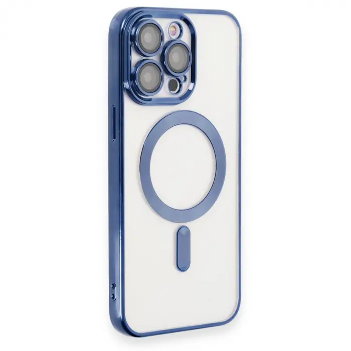 İphone 15 Pro Max Kılıf Kross Magneticsafe Kapak - Lacivert