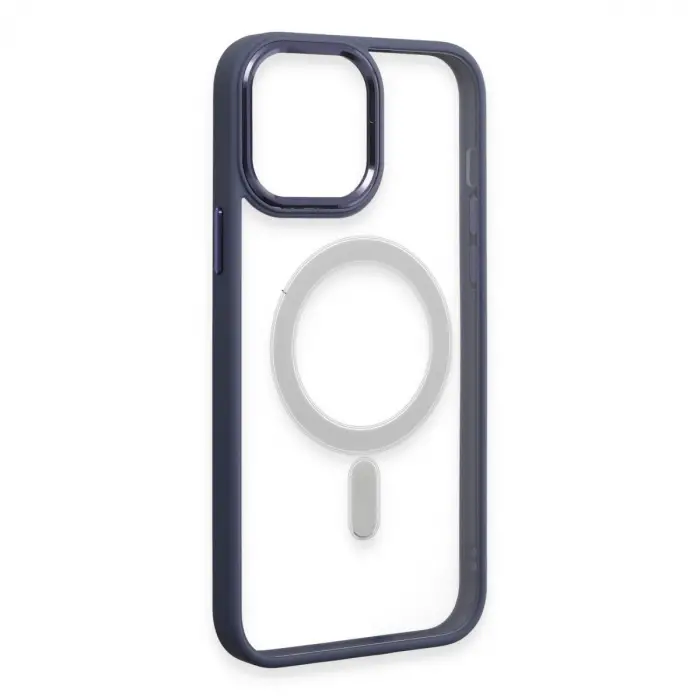 İphone 15 Pro Max Kılıf Room Magneticsafe Silikon - Sierra Blue