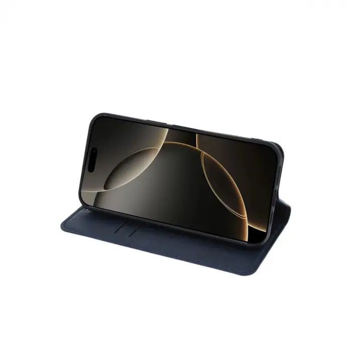 İphone 15 Pro Max Kılıf Trend S Plus Kapaklı Kılıf - Lacivert