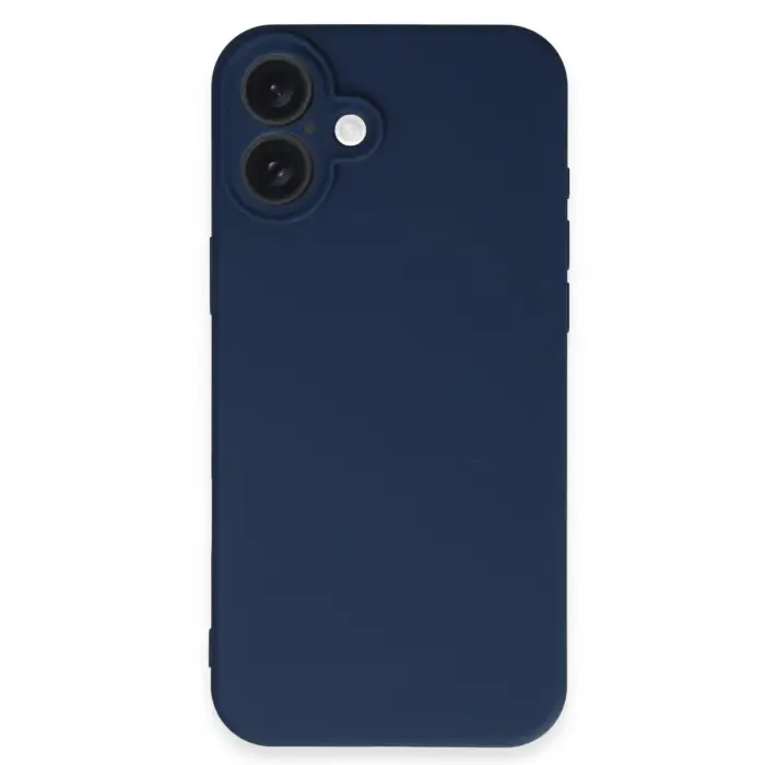 İphone 16 Kılıf First Silikon - Lacivert