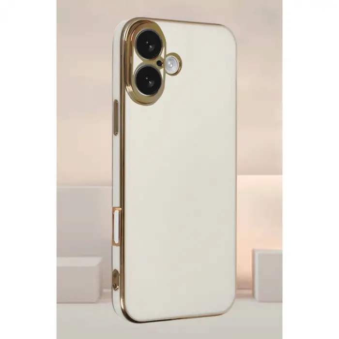 İphone 16 Kılıf Volet Silikon - Kırmızı