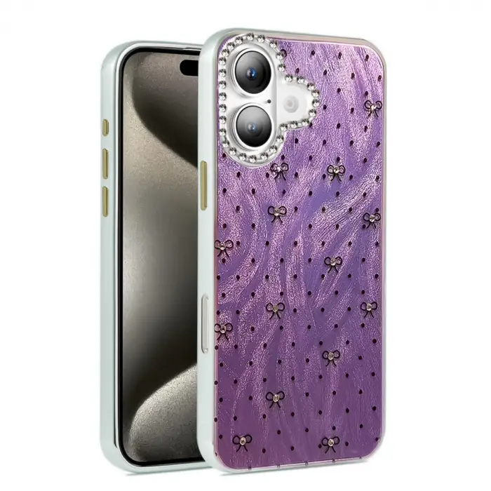 İphone 16 Plus Kılıf Blade Aynalı Desenli Kapak - Desen 2