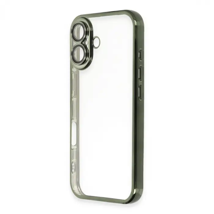 İphone 16 Plus Kılıf Razer Lensli Silikon - Yeşil