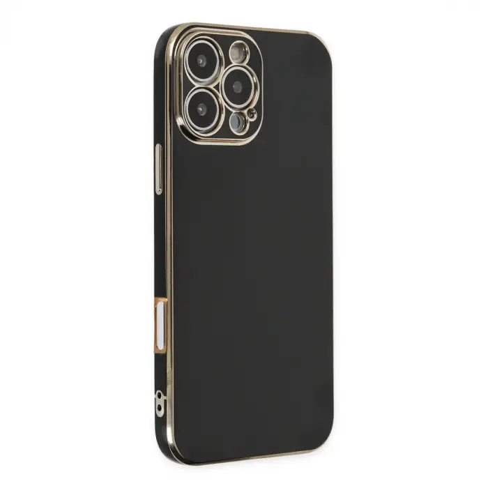 İphone 16 Pro Kılıf Volet Silikon - Siyah