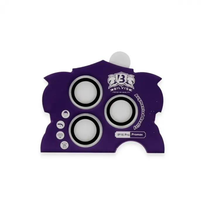 İphone 16 Pro Max Bilvis Titan Kamera Lens - Gümüş