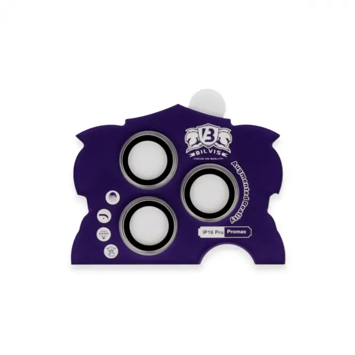 İphone 16 Pro Max Bilvis Titan Kamera Lens - Titan Gri