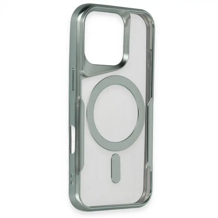 İphone 16 Pro Max Kılıf Boyi Magsafe Silikon Kapak - Derin Mor