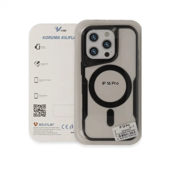 İphone 16 Pro Max Kılıf Boyi Magsafe Silikon Kapak - Titan Gri