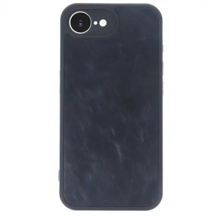 İphone 16e Kılıf Aras Deri Kapak - Lacivert