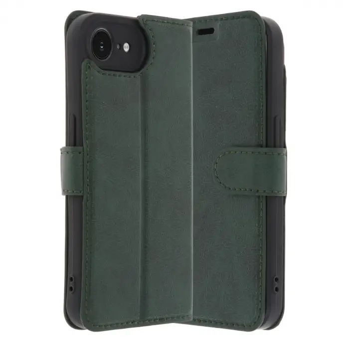 İphone 16e Kılıf Trend S Plus Kapaklı Kılıf - Yeşil