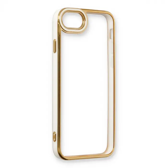İphone 6 Kılıf Liva Lens Silikon - Beyaz