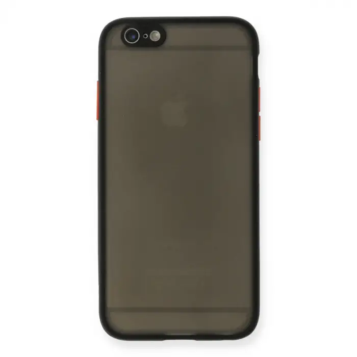 İphone 6 Kılıf Montreal Silikon Kapak - Siyah