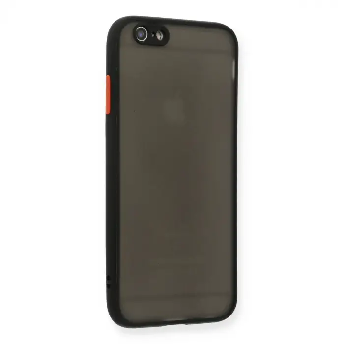 İphone 6 Kılıf Montreal Silikon Kapak - Siyah