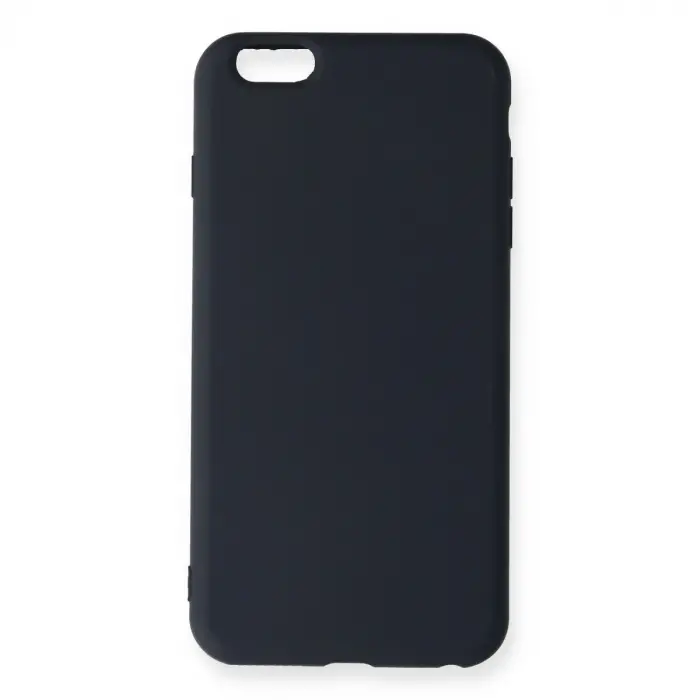 İphone 6 Plus Kılıf Nano İçi Kadife Silikon - Lacivert