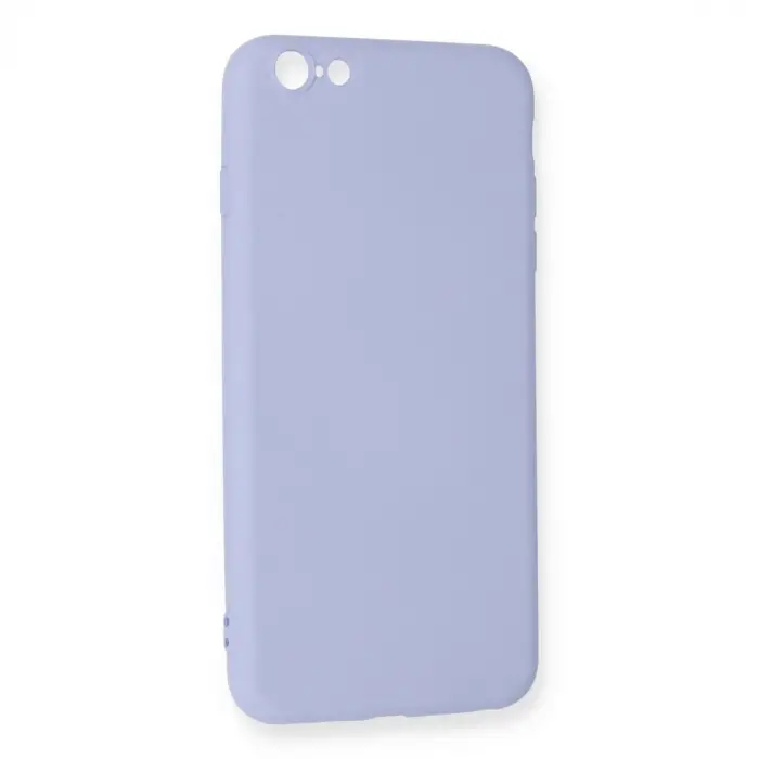 İphone 6 Plus Kılıf Nano İçi Kadife Silikon - Lila