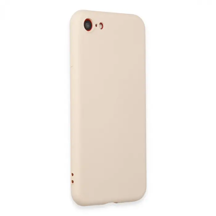 İphone 7 Kılıf First Silikon - Krem