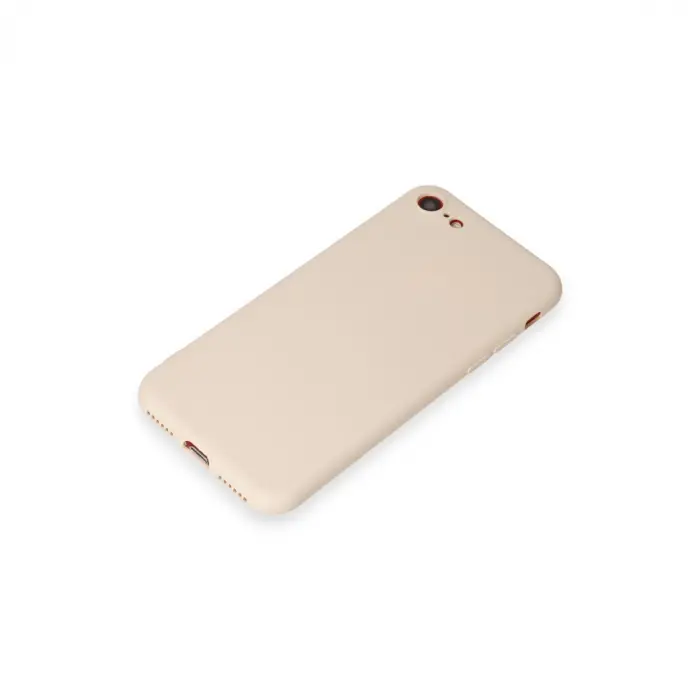 İphone 7 Kılıf First Silikon - Krem