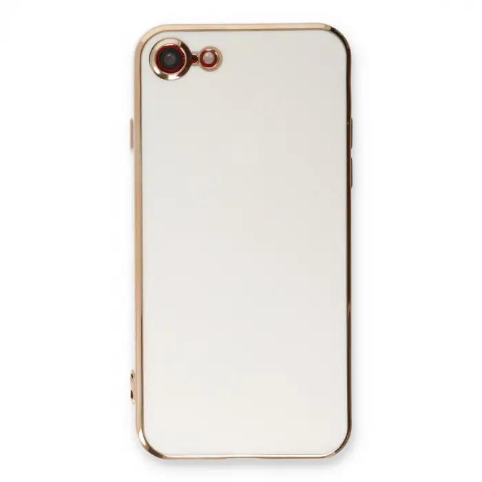 İphone 7 Kılıf Volet Silikon - Beyaz