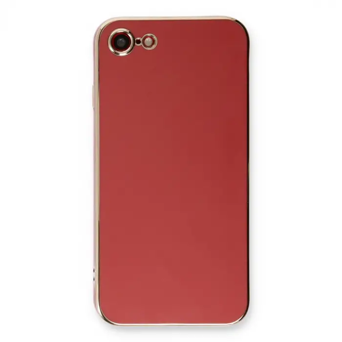 İphone 7 Kılıf Volet Silikon - Kırmızı