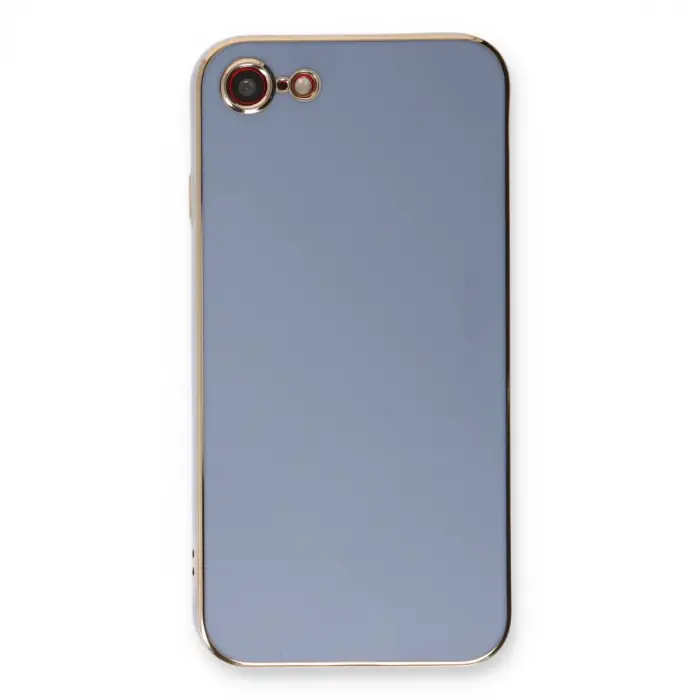 İphone 7 Kılıf Volet Silikon - Mavi