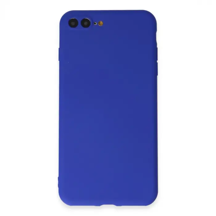 İphone 7 Plus Kılıf First Silikon - Koyu Mavi