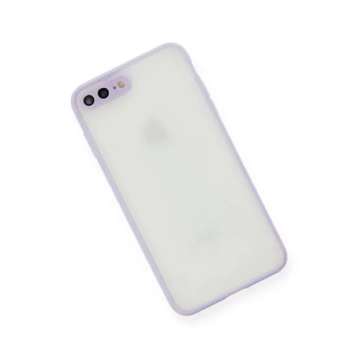 İphone 7 Plus Kılıf Montreal Silikon Kapak - Mor