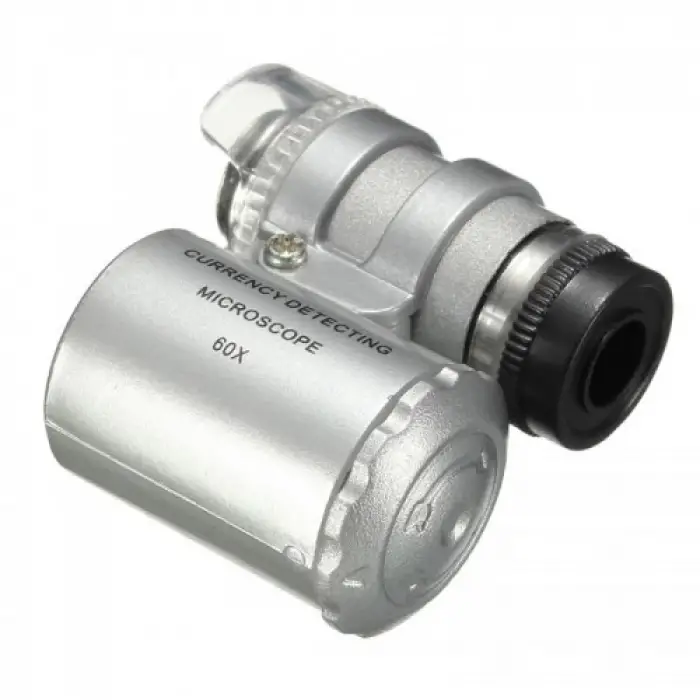 Iphone5 Için Uyumlu Kapaklı Lens Mikroskop Taşınabilir Mini Cep Boyutu Led Mikroskop No.9882ip5ii