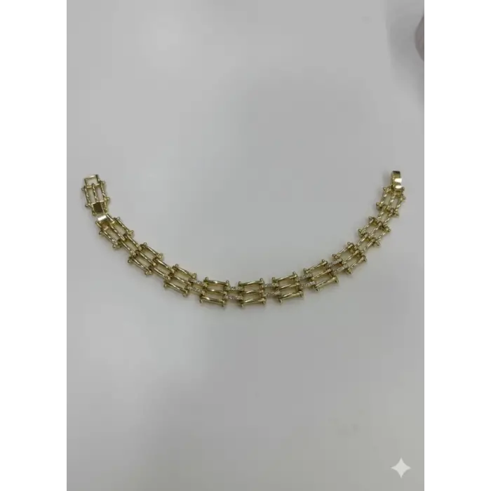 Izgara Tasarım Taşlı Cm Bileklik