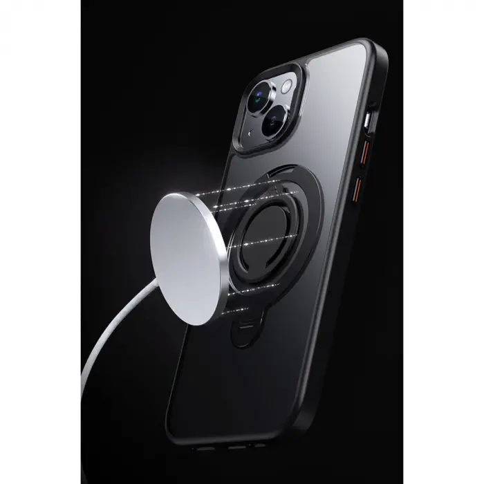 Joko Apple İphone 12 Avatar 360 Dönen Magsafe Kapak - Siyah
