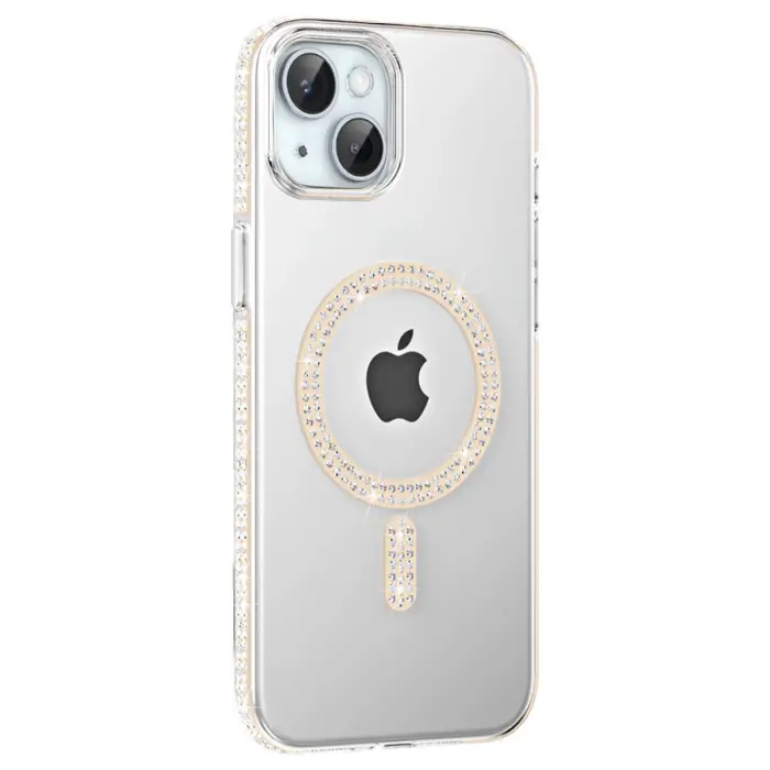 Joko Apple İphone 14 Move Taşlı Magsafe Kapak - Pembe