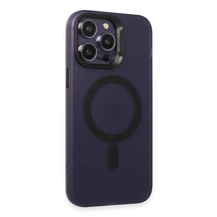 Joko Apple İphone 14 Pro Max Kılıf Mateks Magsafe Kapak - Derin Mor