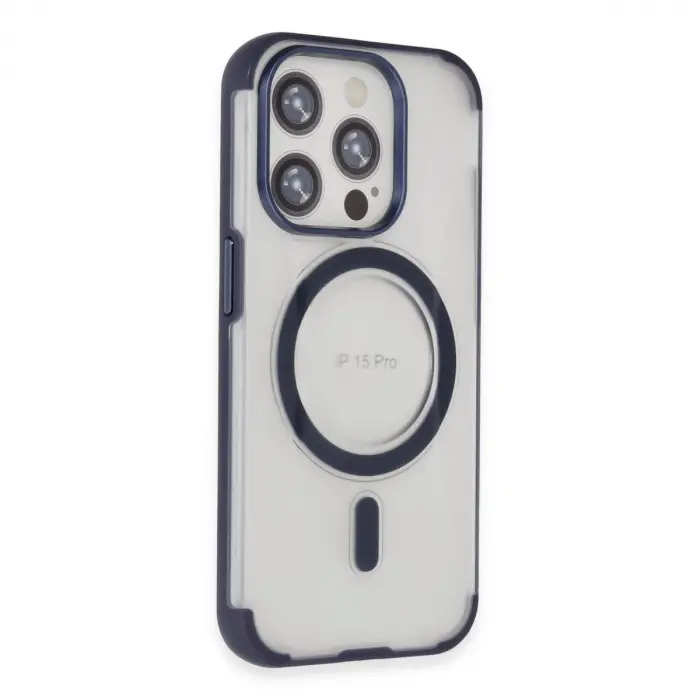Joko Apple İphone 15 Pro Max Hilton Magsafe Kapak - Lacivert