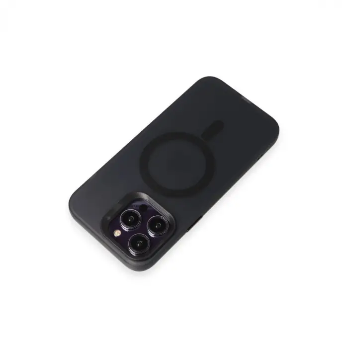 Joko Apple İphone 15 Pro Max Kılıf Mateks Magsafe Kapak - Siyah