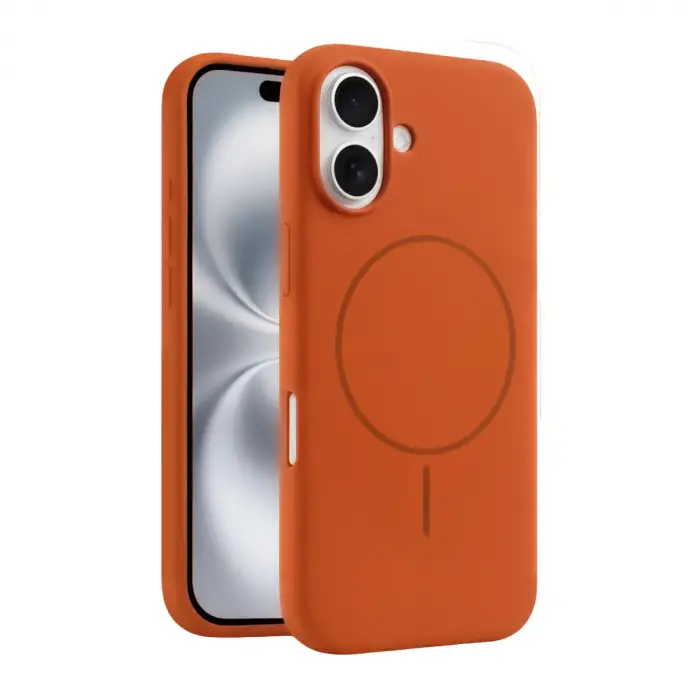 Joko Apple İphone 16 Kılıf Jully Magsafe Kapak - Turuncu