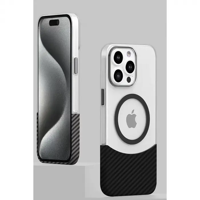 Joko Apple İphone 16 Pro Carbon Puzzle Magsafe Kapak - Desert