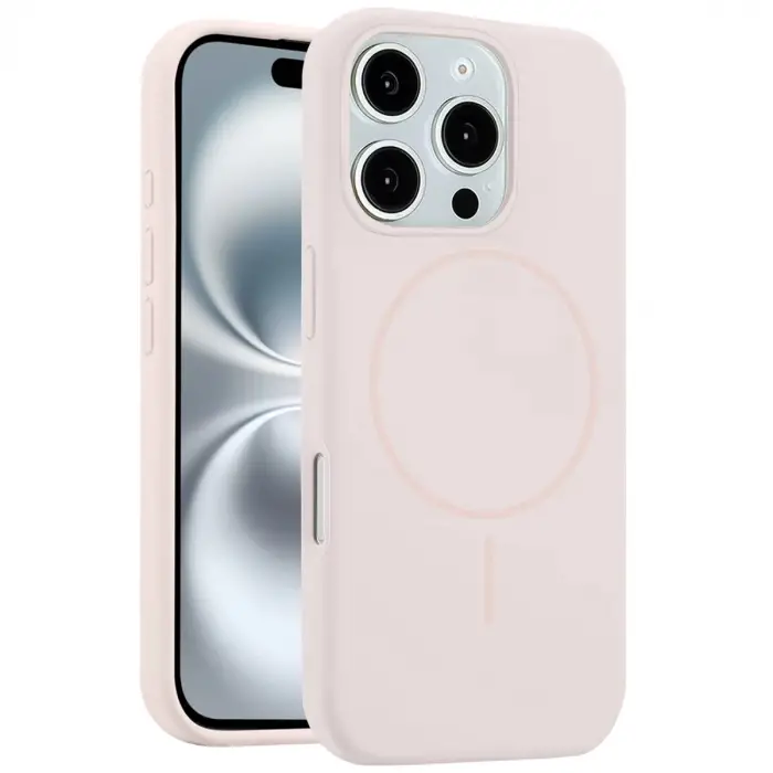 Joko Apple İphone 16 Pro Kılıf Jully Magsafe Kapak - Pudra