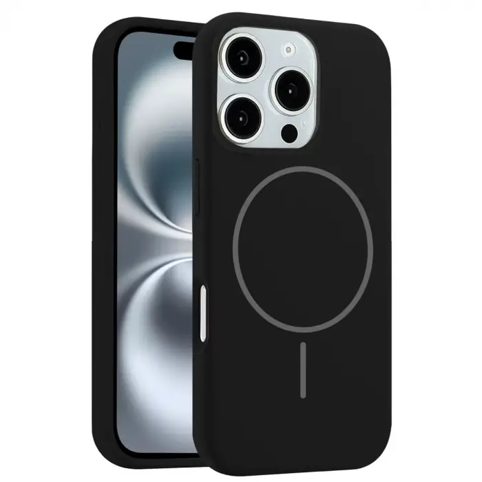 Joko Apple İphone 16 Pro Kılıf Jully Magsafe Kapak - Siyah