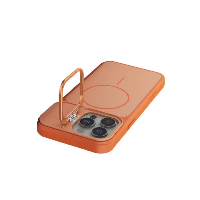 Joko Apple İphone 16 Pro Max Pale Magsafe Standlı Kapak - Turuncu