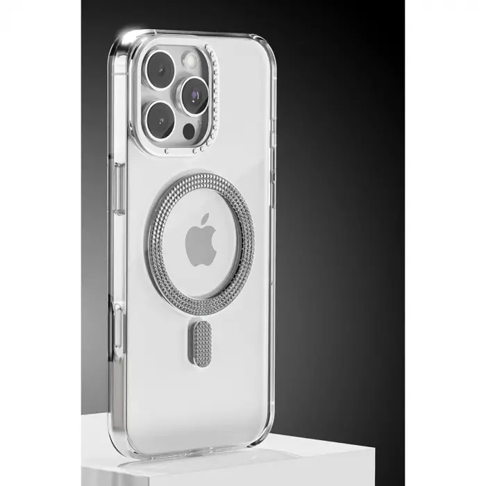 Joko Apple İphone 16 Pro Max Tash Diamond Magsafe Kapak - Beyaz
