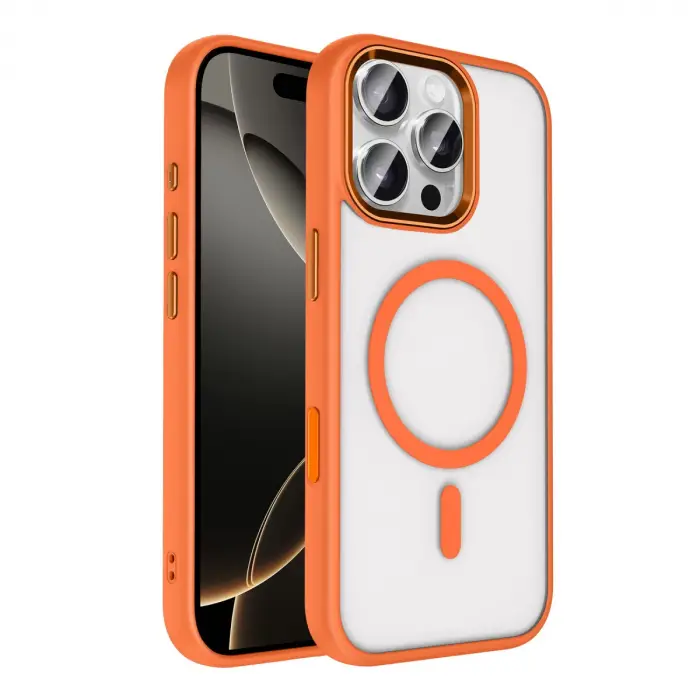 Joko Apple İphone 16 Pro Max Terea Magsafe Kapak - Turuncu