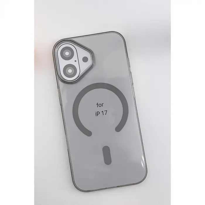 Joko Apple İphone 17 Pc Blank Magsafe Kapak - Natural Grey